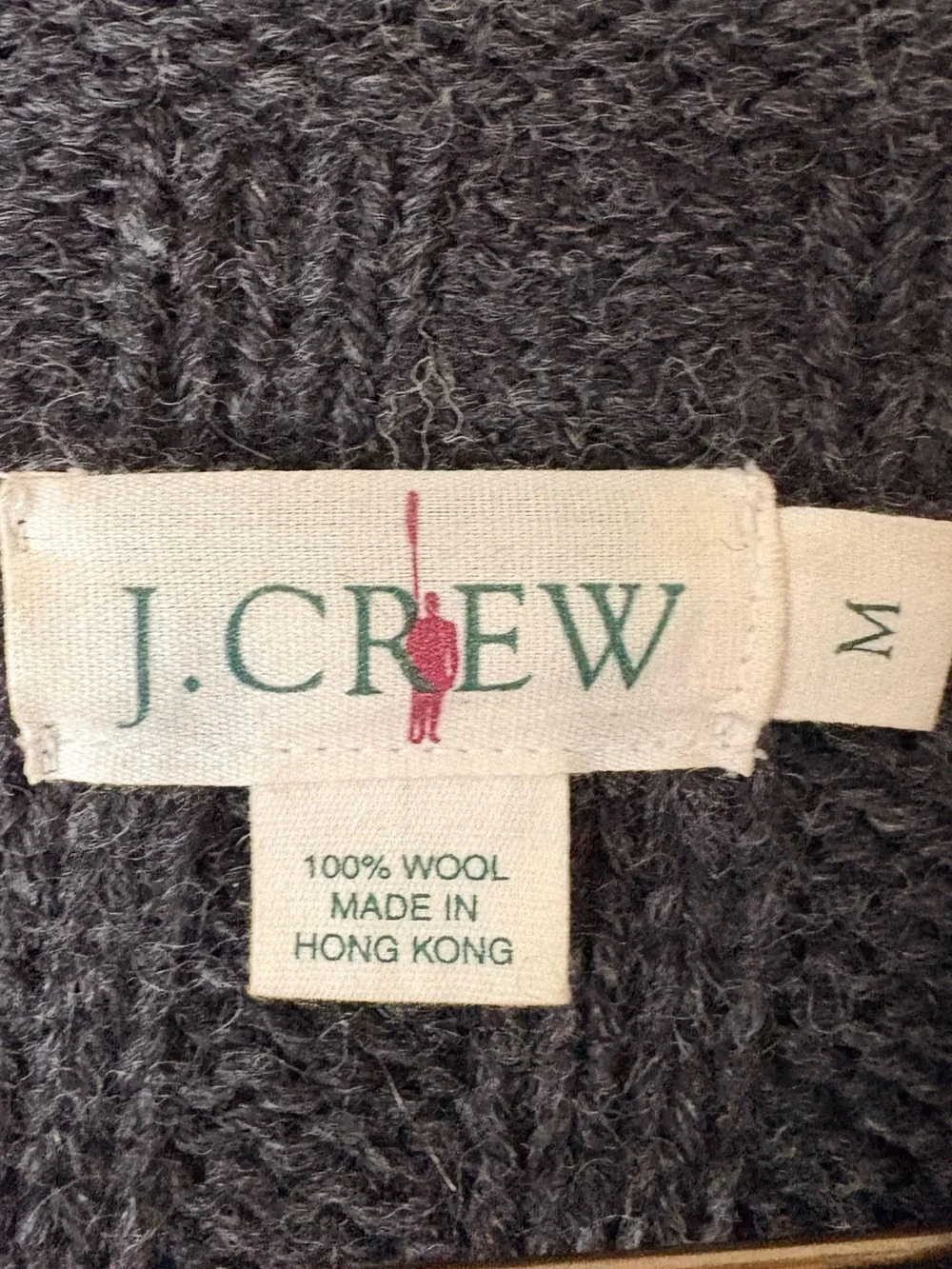 J Crew | Vintage Oarsman roll-neck Norwegian wool knit sweater. Medium